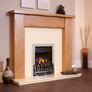 Richmond Plus Open Fronted 16" Hearth Inset Coal Gas Fire - Flavel