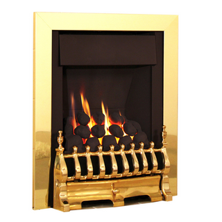 Windsor Traditional Plus Open Fronted 16" Hearth Inset Coal Effect Gas Fire - Flavel