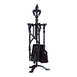 Fleur-de-lys Companion Set Black - Manor