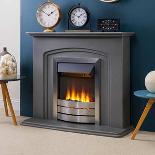 Camberley Painted MDF Flat-To-Wall Electric Fireplace Suite - Focus Fireplaces