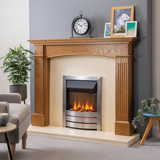 Denbigh 53" Heritage Wood Fireplace Mantel - Focus Fireplaces