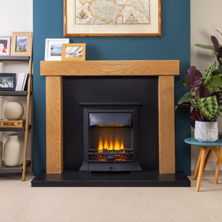 Durham 51" Heritage Solid Oak Fireplace Mantel - Focus Fireplaces