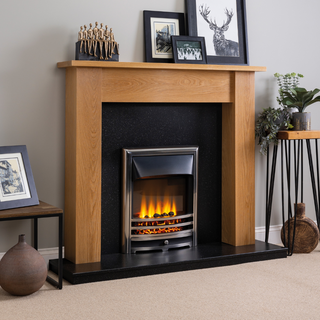 Janine 52" Prestige Wood Fireplace Mantel - Focus Fireplaces