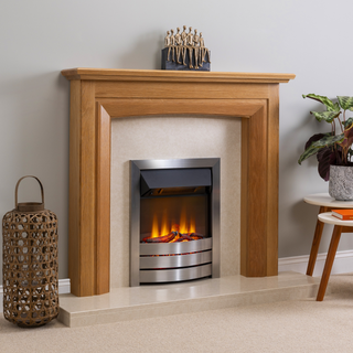 Matlock 47" Heritage Solid Oak Fireplace Mantel - Focus Fireplaces
