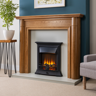 Windermere 58" Solid Oak Fireplace Mantel - Focus Fireplaces