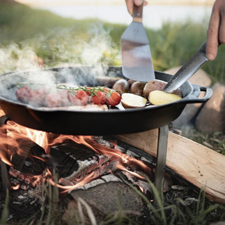 Cast Iron Fire Skillet with Two Handles - Petromax