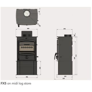 Fireline 5kW Multifuel Stove FX5 FQ5