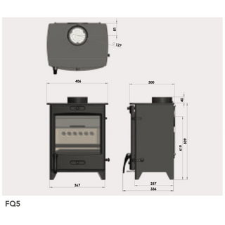Fireline 5kW Multifuel Stove FX5 FQ5