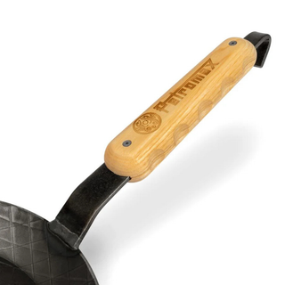 Wooden Handle for Wrought Iron Pan - Petromax