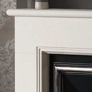 Hanwell 54" Aegean Limestone Mantel