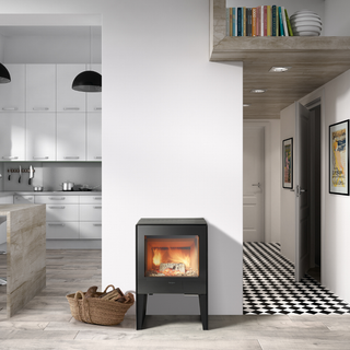 Glance Free-Standing 7.5kW Ecodesign Woodburning Stove - Hergom