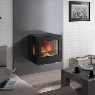 Glance Wall-Mounted 7.5kW Ecodesign Woodburning Stove - Hergom
