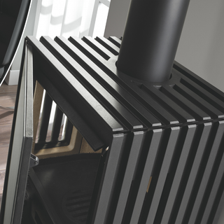 Glance Wall-Mounted 7.5kW Ecodesign Woodburning Stove - Hergom