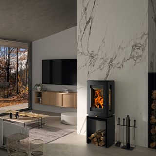 Glow Logstore 2 Woodburning Stove - Hergom