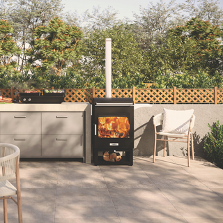 Hestia Heat & Cook 50 Outdoor Wood Stove & BBQ Grill - Dragonfly