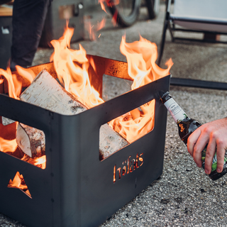 BEER BOX Corten Steel Fire Basket - höfats