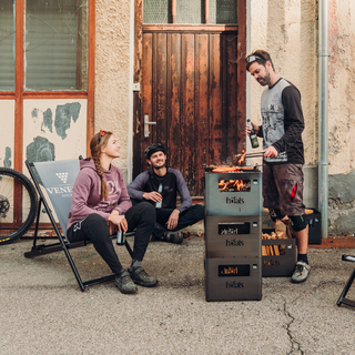 BEER BOX Corten Steel Fire Basket - höfats