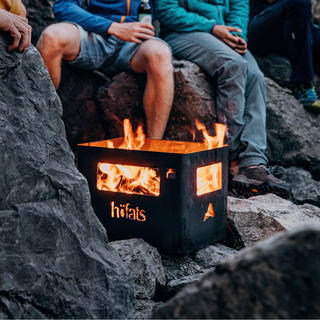 BEER BOX Corten Steel Fire Basket - höfats