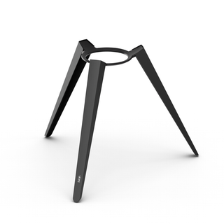 MOON 45 All Black Fire Basket with High Stand - höfats