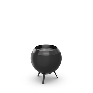 MOON 45 All Black Fire Basket with Low Stand - höfats