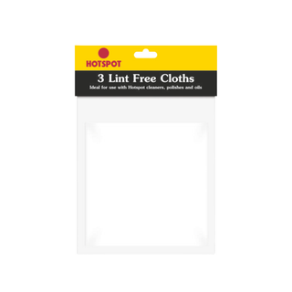 Lint Free Cloths (Pack of 3) - Hotspot