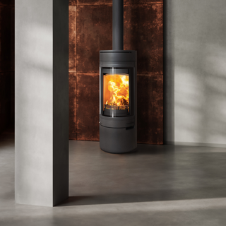 Halo Radial 5 5kW Cylindrical Wood Burning Freestanding Stove - Hunter Stoves