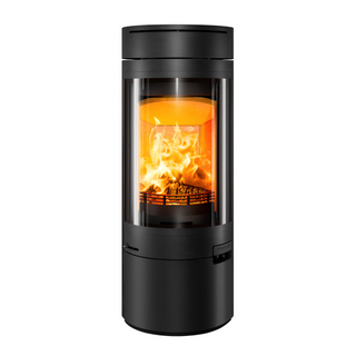Halo Radial 5 5kW Cylindrical Wood Burning Freestanding Stove - Hunter Stoves