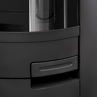 Halo Radial 5 5kW Cylindrical Wood Burning Freestanding Stove - Hunter Stoves