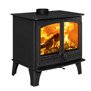 Eco Herald 14 Double Door Wood Burning Freestanding Stove - Hunter Stoves