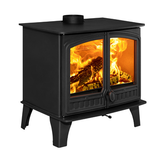 Eco Herald 14 Boiler Double Door Wood Burning Freestanding Stove - Hunter Stoves