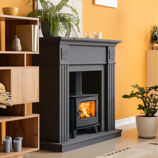 Eco Herald 5 Slimline Wood Burning Freestanding Stove - Hunter Stoves