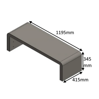 Hunter Stoves Di Lusso Steel Stove Benches