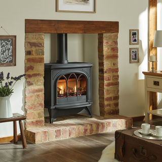 Huntingdon 40 Tracery Door 5.5kW Gas Stove - Gazco