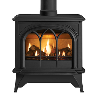 Huntingdon 40 Tracery Door 5.5kW Gas Stove - Gazco