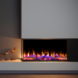 Iconic Media Wall Electric Fire (750, 1000, 1250, 1600, 2000) - Iconic