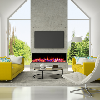 Iconic Media Wall Electric Fire (750, 1000, 1250, 1600, 2000) - Iconic