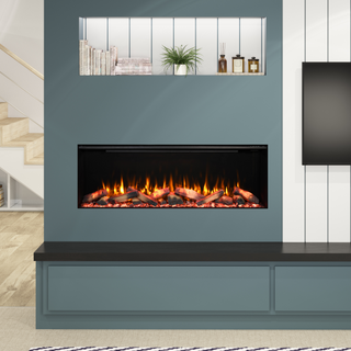 Diamond IQFX Intelligent eFires Built-In Slimline Media Wall Electric Fire