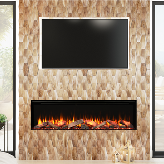Diamond IQFX Intelligent eFires Built-In Slimline Media Wall Electric Fire
