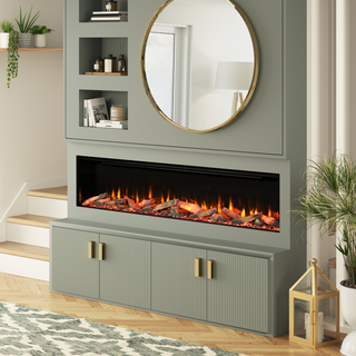 Diamond IQFX Intelligent eFires Built-In Slimline Media Wall Electric Fire