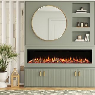 Diamond IQFX Intelligent eFires Built-In Slimline Media Wall Electric Fire