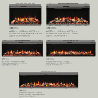 Diamond IQFX Intelligent eFires Built-In Slimline Media Wall Electric Fire