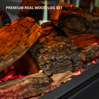Cento Deep Floor Mounted Electric Fire and Fireplace Suite - Katell