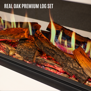 iRange Deep 3-Sided Media Wall Electric Fire (100, 125, 150, 180, 220) - Charlton & Jenrick