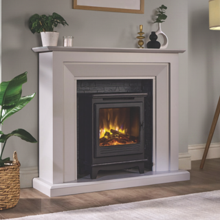 Napoli Flat-To-Wall Electric Stove Fire and Fireplace Suite - Katell