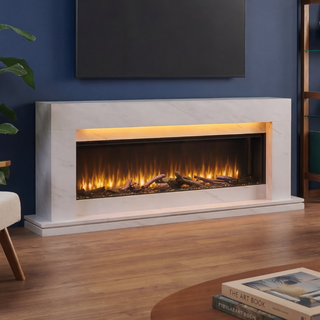 Romento Flat-To-Wall Fire and Fireplace Suite - Katell