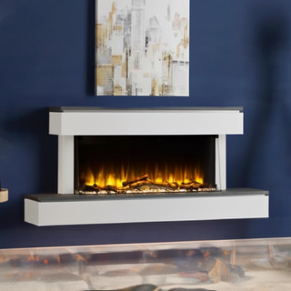 Savona Wall Hung Electric Fire and Fireplace Suite - Katell