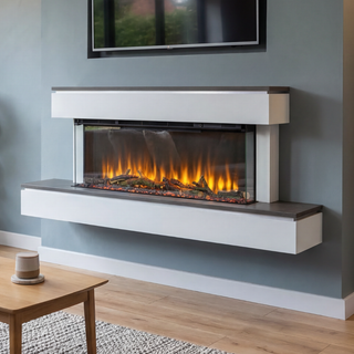 Savona Wall Hung Electric Fire and Fireplace Suite - Katell