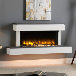 Savona Wall Hung Electric Fire and Fireplace Suite - Katell