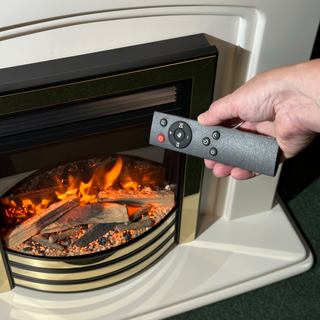 Kamala 42" Flat-To-Wall Electric Fire and Fireplace Suite