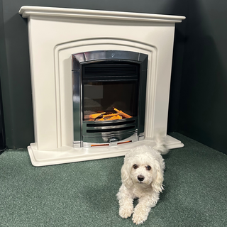Lanta 42" Flat-To-Wall Electric Fire and Fireplace Suite